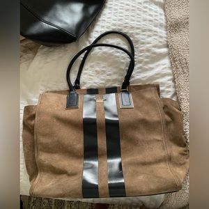 Kate spade tote racer stripe
